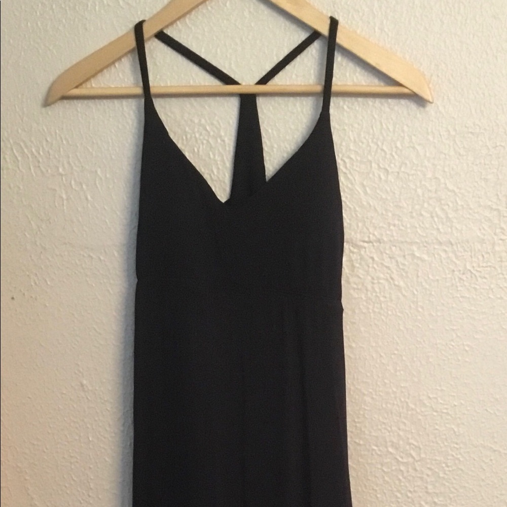 Body Glove maxi dress in black rayon.